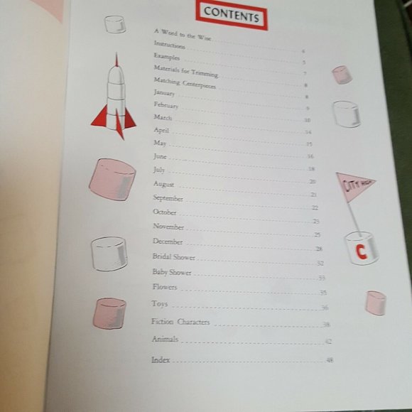 1962 Pack-O-Fun Fun with Marshmallows Children Craft Idea Book Almost 200 Favors - Picture 8 of 8